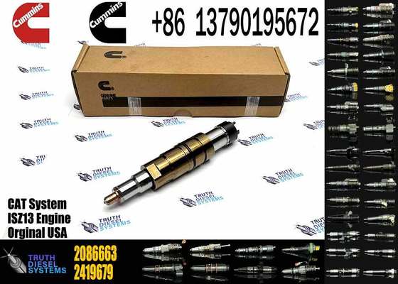 ZQYM Factory Fuel Injector Assembly CRDI 2488244 2086663 2264458 2419679 2031835 2057401 for Cummins Scania XPI Injector