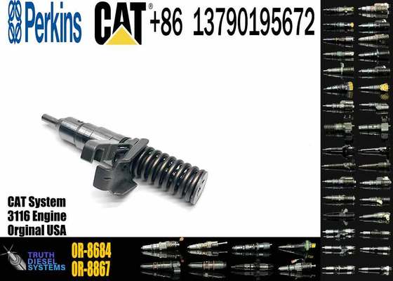Top New 6-pack Diesel Fuel Injector 127-8218/1278218 0r-8684 Fitting For 3114/3116/3126 For Construction Machinery Parts