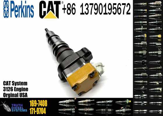 Hot Sell Common Rail Fuel Injector 155-8723 20R-5392 169-7408 Diesel Fuel Injector for CAT Caterpillar 3126B Engine