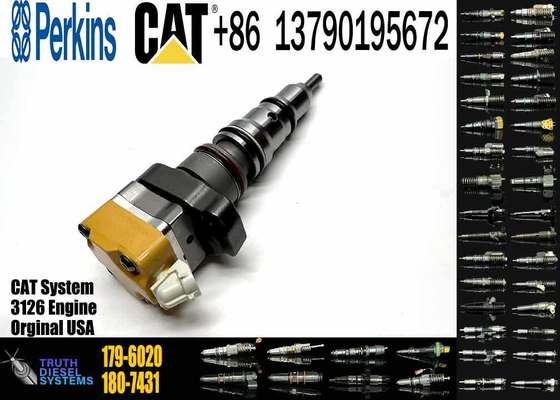 Excavator Injector 20R-0760 20R0760 179-6020 1796020 for 3126 Engine Parts Diesel Nozzle Assembly Auto Parts