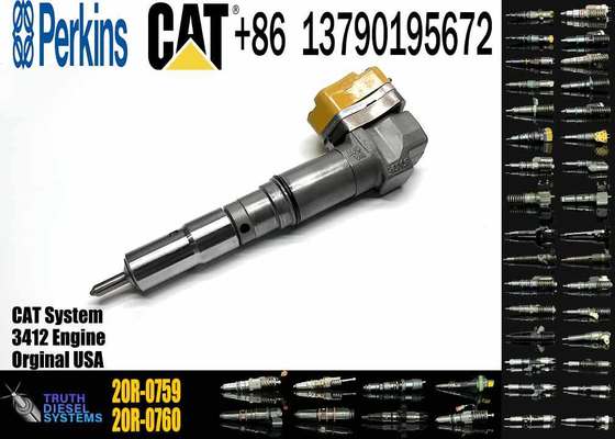 Fuel Injector 153-5938 20R-4148 174-7528 20R-0759 198-7912 204-2467 232-1168 Fit For CAT 3412 Diesel Fuel Engine Injection Part