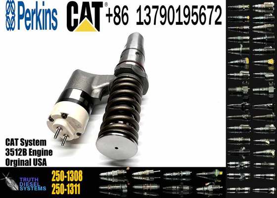 250-1308 2501308 Diesel Fuel Injector for Caterpillar CAT 3512B 3516B 10R-1280 Common Rail Injection Valves