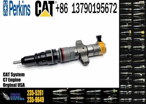 235-9649 Fuel Injector 235-9649 Excavator Parts Injector 553-2592 328-2577 387-9437 20r-9433 235-5261 For Cat C9 Engine