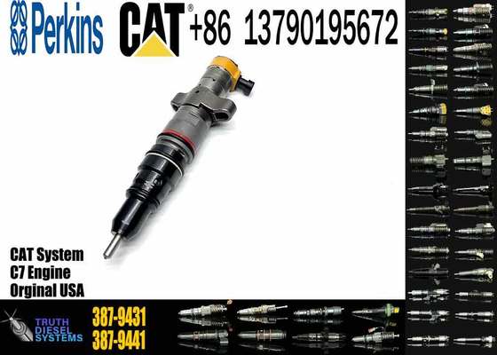 Common Rail Injector 387-9431 320-2940 328-2574 Diesel Fuel Injector 553-2592 For Excavator C9 387-9431