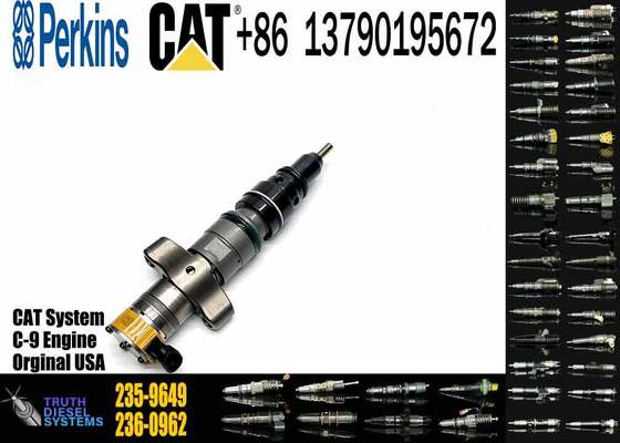 235-9649 Fuel Injector 235-9649 Excavator Parts Injector 553-2592 328-2577 387-9437 20r-9433 235-5261 For Cat C9 Engine