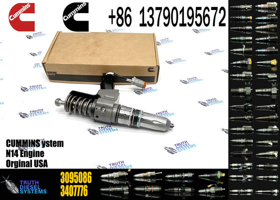 High Quality New Common Rail Diesel Injector Auto Parts Injector 3095086 Compatible with Cummins N14 Engine Injection Valves