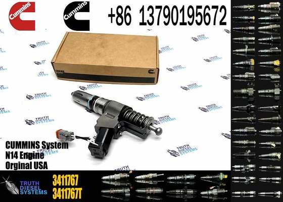 Diesel Engine Spare Parts Common Rail Fuel Injector 3411764 3411767 for Cummins Engine N14