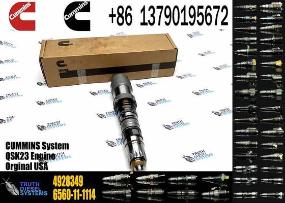 High Quality Used QSK19 Diesel Engine Common Rail Injector 4087887 4010163 4928346 4928349 Machinery Repair Shops 6 Months