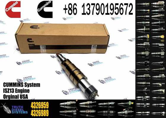 ISZ13 Cummins Engine Parts Fuel Injector 4326959 2872544 4955080 2872289
