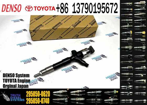 New Quality Diesel Injector 295050-0740 295050-0620 23670-30420 for 1KD-FTV 2KD-FTV D-4D 2.0 VVTi