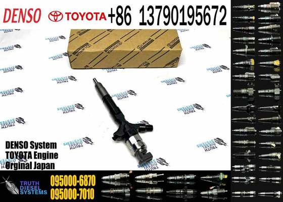 095000-6870 23670-39155 Diesel Fuel Injector for Toyota Landcruiser Prado 3.0 D Daihatsu Delta 1KD-FTV Diesel Engine