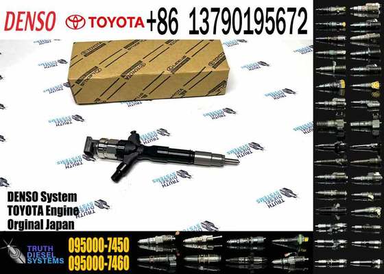 Common Rail Diesel Injector 095000-7450 23670-39225 for Toyota 2KD-FTV 2.5 D-4D Engine