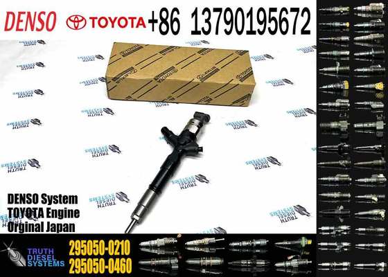 Diesel Engine Spare Parts 295050-0470 295050-0210 Common Rail Fuel Injector 23670-30410 for Toyota Hiace Hilux 1KD-FTV 2KD-FTV
