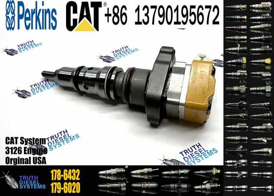 Diesel Fuel Injector for 3216 Excavator 3126E 3126B Common Rail Injector 178-6432 10R-9348 188-1320 10R-9237