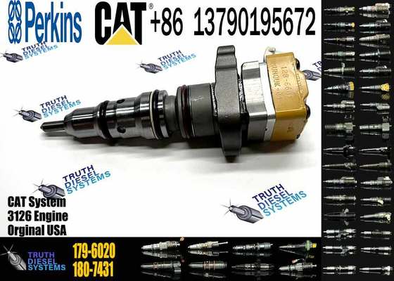 Diesel Fuel Injector for 3216 Excavator 3126E 3126B Common Rail Injector 178-6432 10R-9348 188-1320 10R-9237 179-6020