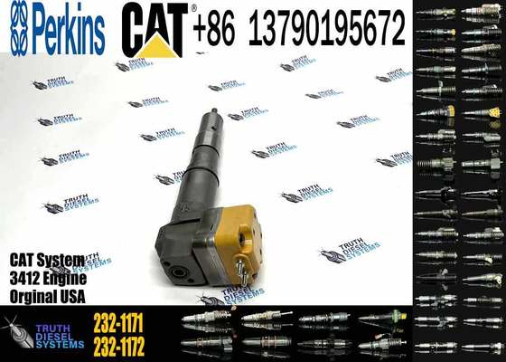 C-A-T3412E Fuel Injector 232-1171,174-7526,198-6877,232-1183,174-7528 for Ca-ter-pillar 3412E diesel Engine