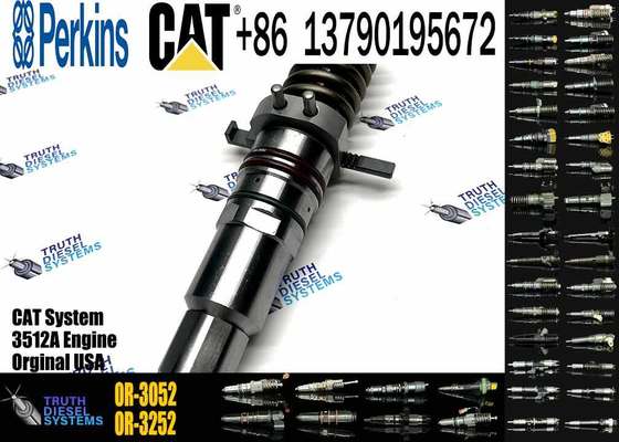 Common Rail Fuel Injector 7E6408 7E-6408 0R3052 0R-3052 for Caterpillar 111-3718 Cat 3508 3512 3516 Engine Excavator