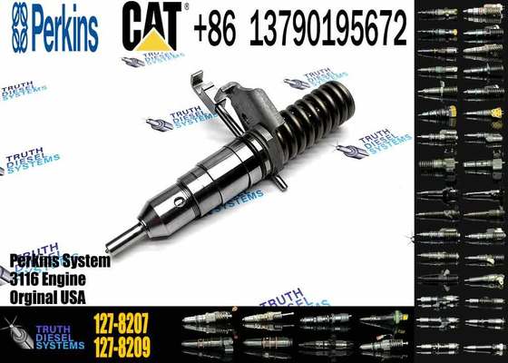 Common Rail Engine Injectors 127-8207 127-8209 for Caterpillar 3114 3116 Compatible E200B E320B Construction Machinery Parts