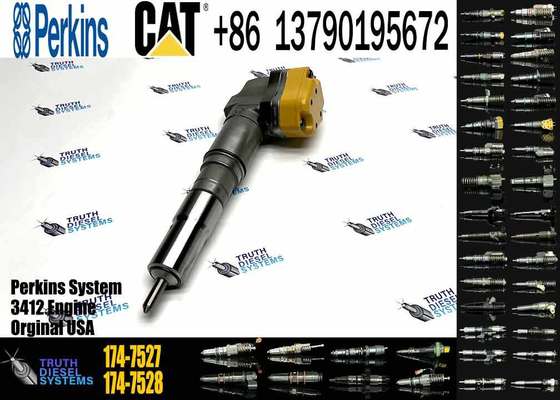 KJC Excavator Parts Engine 3408 3412 Fuel Injector 4CR01974 169-7408 174-7527 222-5967 20R-0760 for Construction Machinery