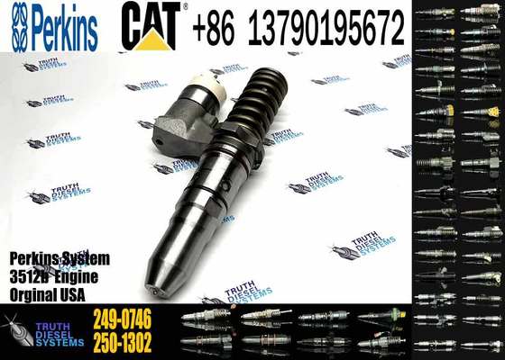 Diesel Fuel Injector 249-0746 20R-0850 for Cat 3524B Engine Construction Machinery Parts 162-8813 386-1767 for Excavator