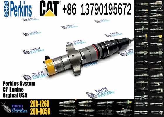 C7 C9 Excavator Parts Diesel Engine Fuel Injector 20R-1260 20R1260