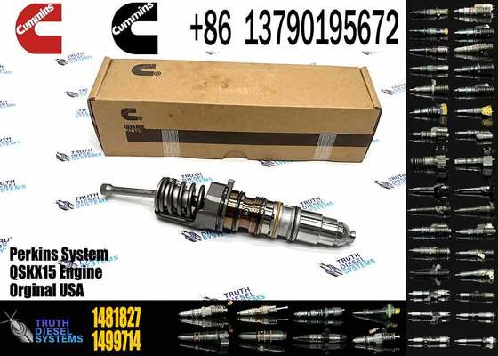 Cummins 1464994 1481827 Injector for Cummins ISX15 QSX15 Series Engine Injector Assembly Construction Machinery Components