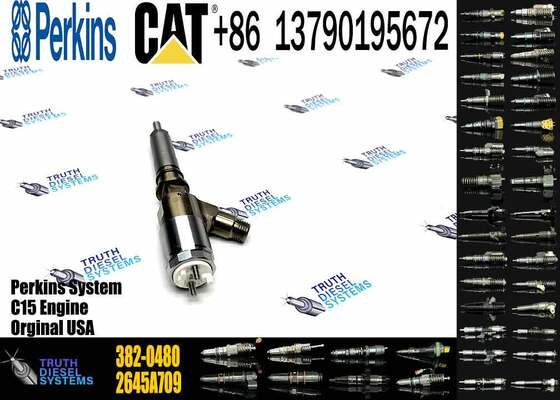 New Diesel Fuel Injectors 282-0490 2645A709 382-0480 306-9380 2645A734 320-0680 for Caterpillar C6.6 Excavator Truck Engine