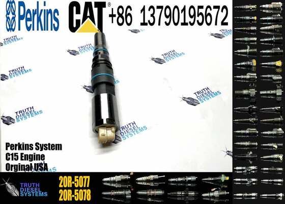 Excavator Diesel Fuel Injector C9.3 Engine Part 367-4293 20R-5077 for Caterpillar Engine-New Stainless Steel
