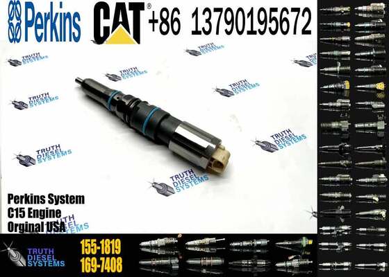 Excavator Spare Parts 222-5966 191-3005 155-1819 Diesel Fuel Injector 2225966 1913005 1551819 for CAT Excavator 3126B Engine