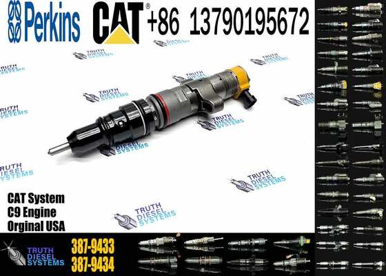 Diesel Fuel Injector 387-9433 3879433 for Excavator C9 Engine Common Rail Injector 336D 330D 266-4446 2664446
