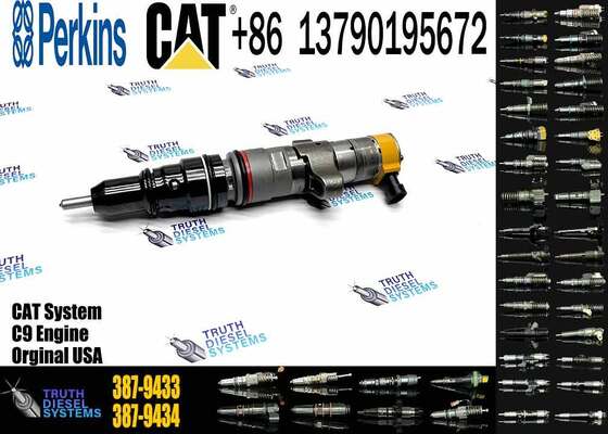 Diesel Fuel Injector 387-9433 3879433 for Excavator C9 Engine Common Rail Injector 336D 330D 266-4446 2664446