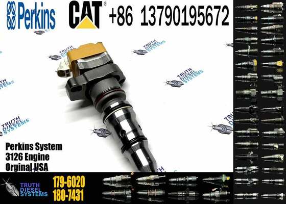 128-6601 178-0199 1286601 Fuel Injector Common Rail Injector for 3126B 3126E Engine 120H 135H Motor Grader 953C 963C Loader