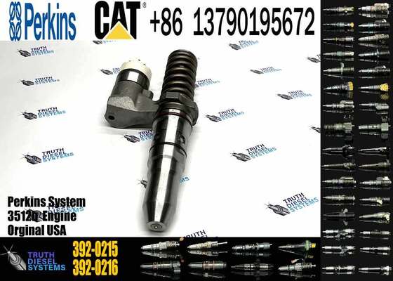 Excavator Diesel Fuel Injector Assembly 20R-1276 392-0215 for New C-aterpillar 3508B 3512B 3516B Engine