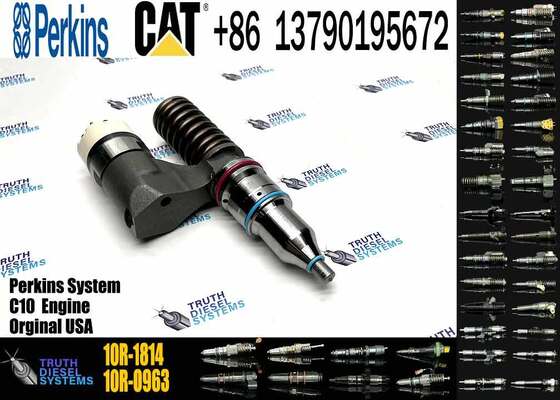 High Quality Diesel Fuel Engine Injector 10R-1256 10R-1814 for C12 Construction Machinery One Year Warranty