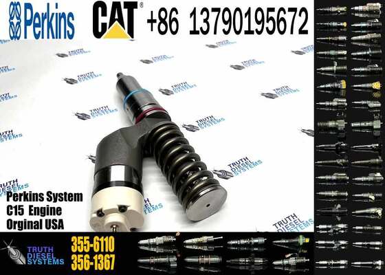 Injector 253-0615 Common Rail Injector 356-1367 3561367 355-6110 244-7715 10R-3264 10R-0956 for C15 Engine