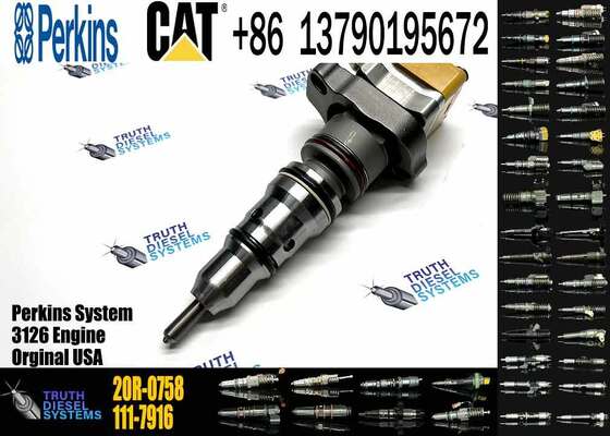 Excavator Injector 20R-0758 20R0758 232-1175 2321175 174-7526 1747526 159-0835 for 3126 Engine Parts Diesel Nozzle Assembly