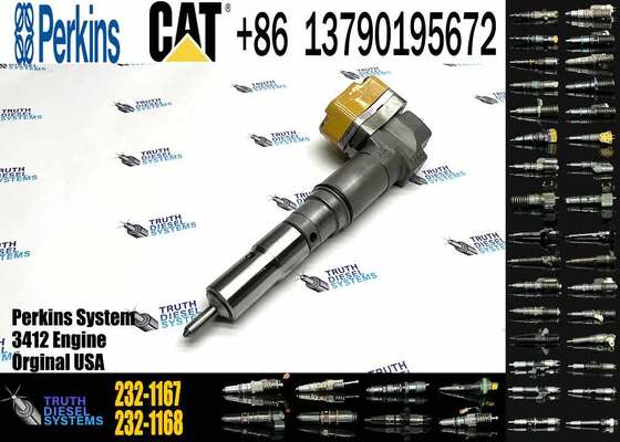 New 3412E 3408 Diesel Fuel Injector for Excavator Engine Parts 232-1171 10R-1267 232-1183 10R-1266 4CR01974