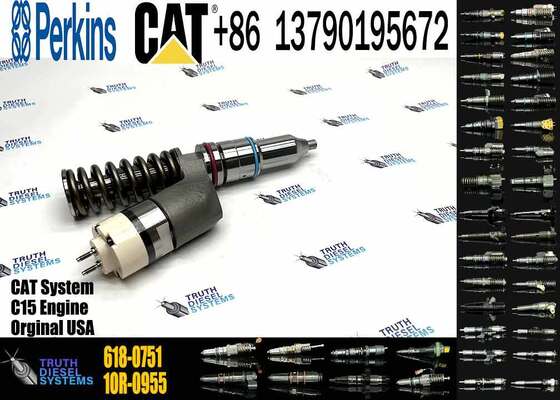Common Rail Injector 30R-0004 618-0751 Suitable for CAT C15 C27 C32 C27 Engine Tractor D10N D10R D10T D10T2 Loader 990H 990K