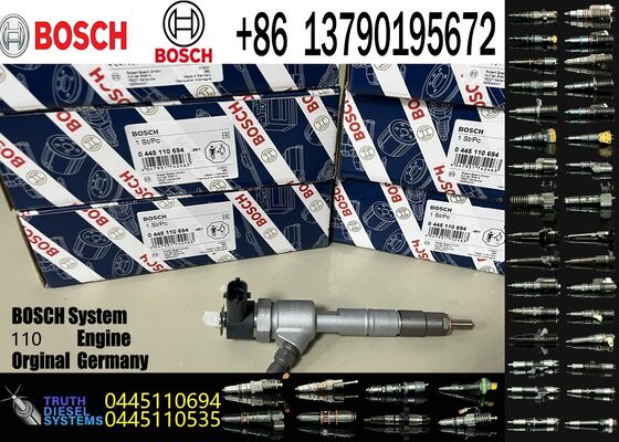 Качество Auto Parts 0445110694 Common Rail diesel Injector 0445110694 1112100JQFB1 0986435332 for 4HK1 JE493 for WOLF Isuzu Je493 фабрика